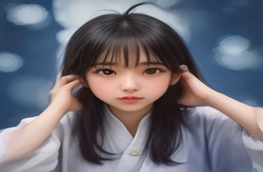 用户在萝莉社区浏览精华帖列表，屏幕显示高质量动漫插画内容，界面有筛选标签与热度排行，光线明亮